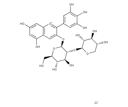 Delphinidin-3-O-sambubioside chloride