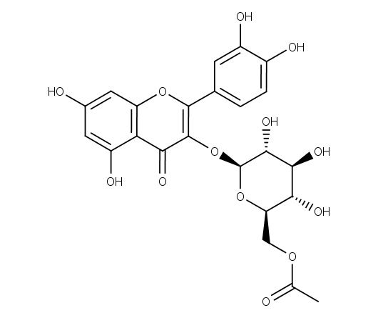 Quercetin-3-O-(6-acetylglucoside)